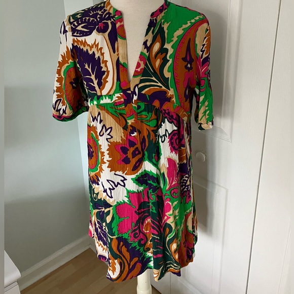 ba&sh Multicolor Paisley Mini Dress - Picture 3 of 9